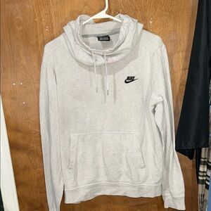 Nike Light Gray Pullover Hoodie